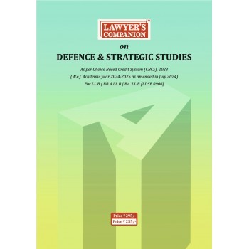 Lawyer’s Companion™ on Defence & Strategic Studies (LDSE 0906) as per SPPU CBCS Patter wef 2025-26 by Adv. Amol Ajjit Rahatekar
